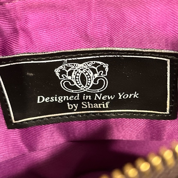 Sharif Hand Painted Japanese Temple Mini Bag with Chain - Picture 9 of 10